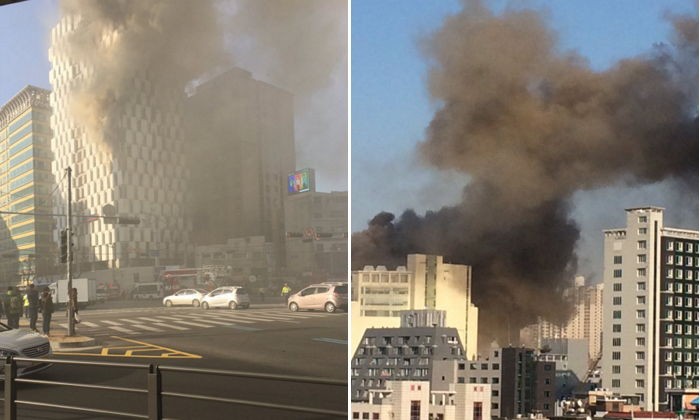 <속보> 서울대입구역 인근 대형 건물서 화재…긴급 대피