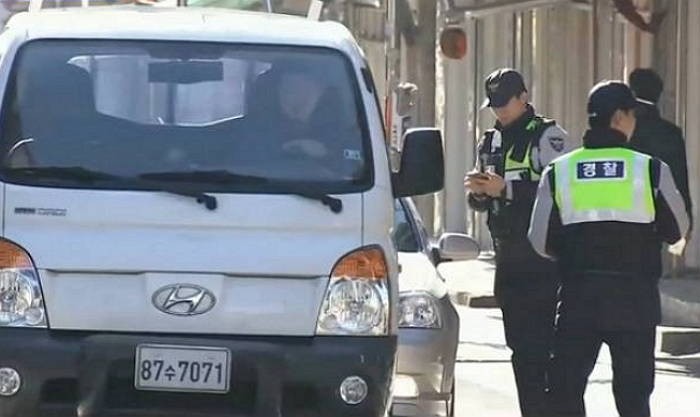 대낮 도심 한복판서 벌어진 중국 동포 난투극