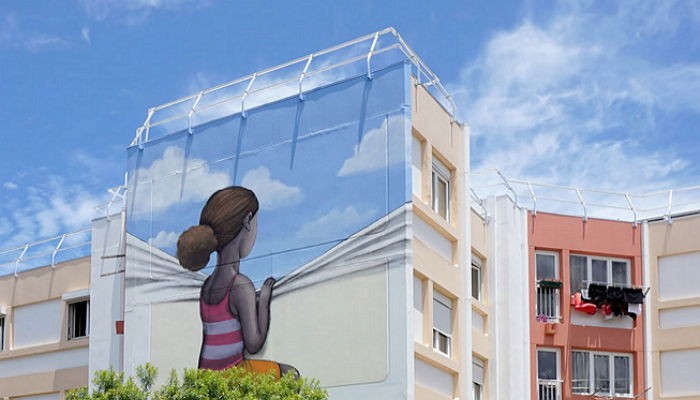 전세계 여행하며 거리에 벽화 그리는 프랑스 화가 (사진 9장)