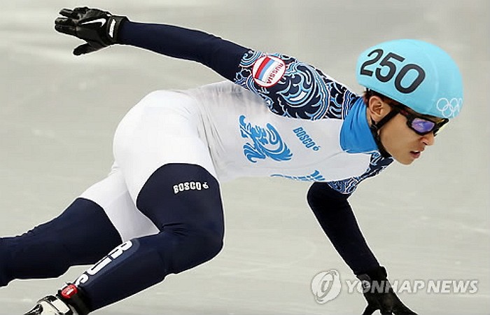 재활훈련 중인 안현수, 서울 세계선수권대회 불참