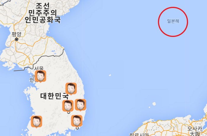 주한미대사관, 홈피서 독도 빠진 한국 지도 사용 논란