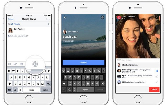 페이스북으로 실시간 영상 생중계 가능해진다