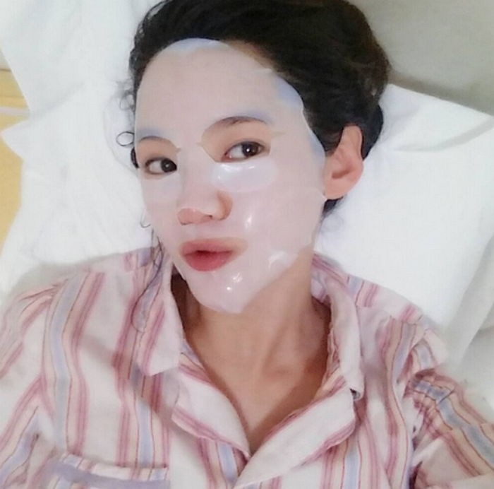 정가은이 결혼 하루 전날밤 공개한 사진