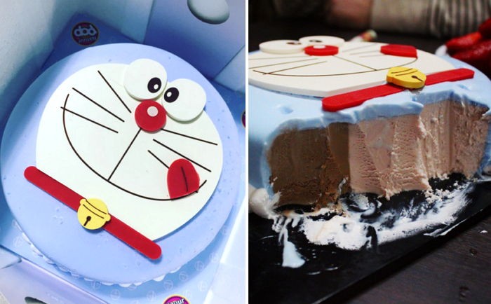 먹기 미안한 나뚜루팝 ‘도라에몽 아이스크림 케이크’