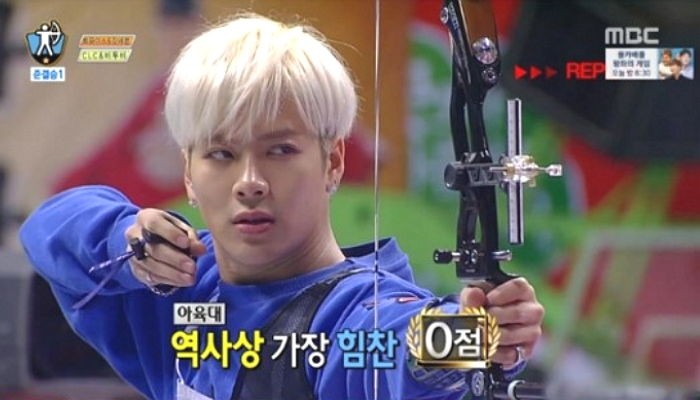 ‘아육대’ 잭슨, 양궁 대결서 사상 최초 ‘0점’ 기록