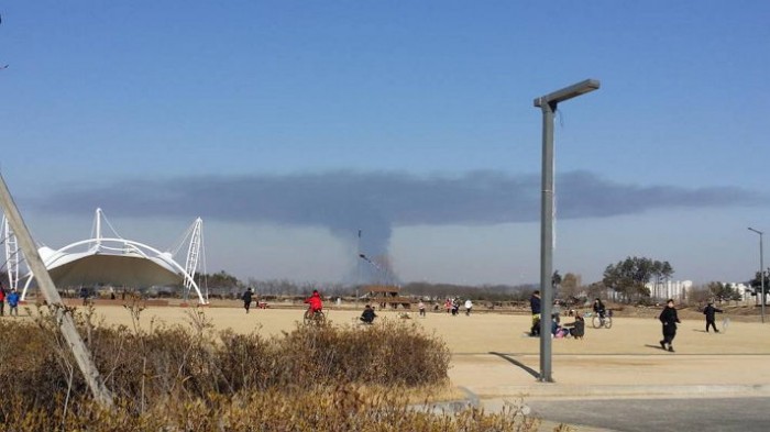 지금 광명시에서 포착된 버섯구름의 정체