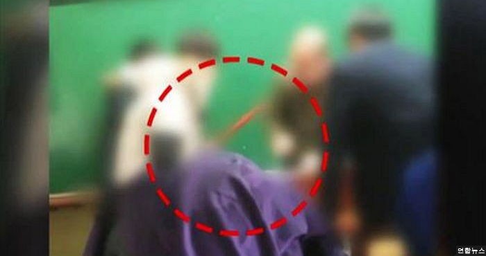‘빗자루 폭행’ 학생, 퇴학 안 당한다