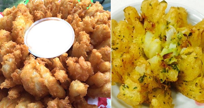 여친에게 만들어주면 사랑받는다는 ‘꽃양파 튀김’