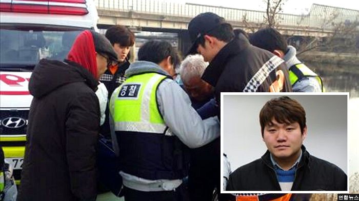 한강에 빠진 70대 노인 구한 용감한 시민