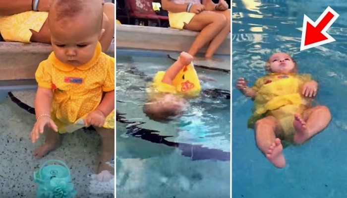 ‘어린이 익사 사고’ 막아주는 ‘생존’ 수영법 화제 (영상)