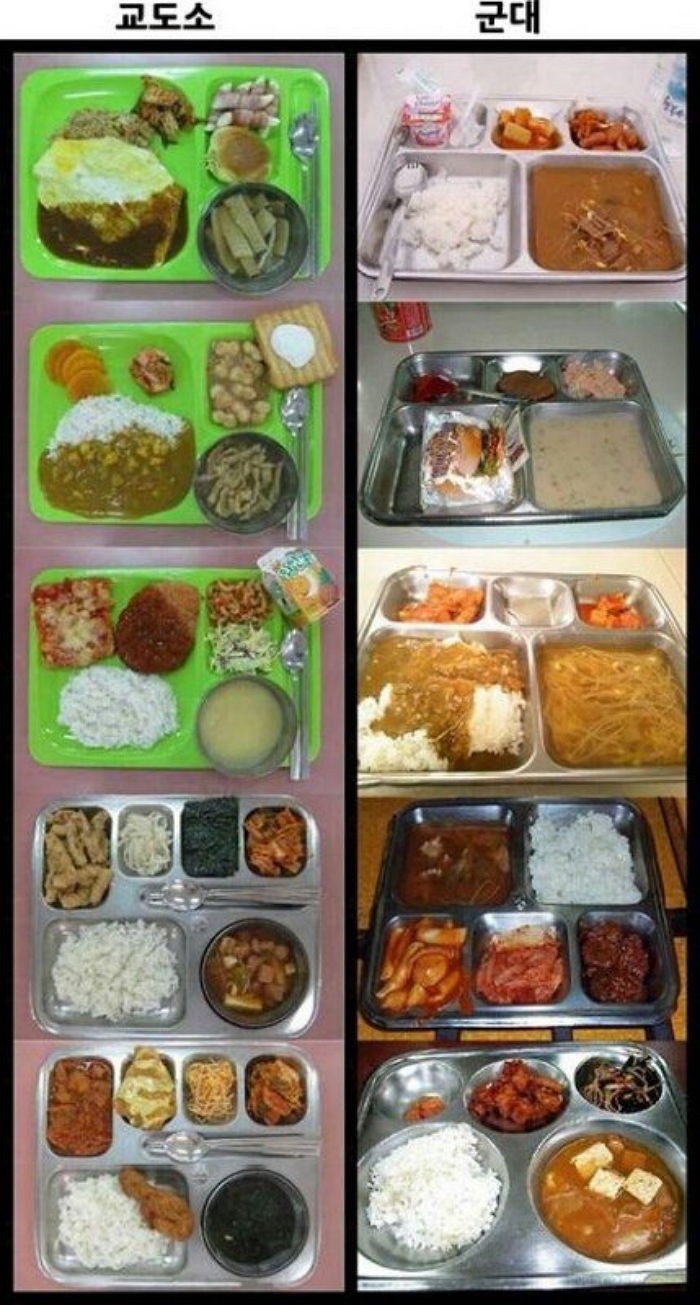 “교도소 밥과 군대 밥을 비교해봤다”