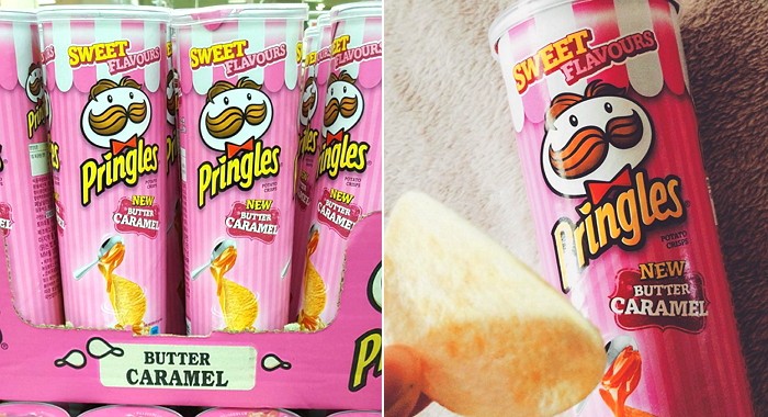 한통 뜯으면 바닥까지 먹게되는  ‘프링글스 버터카라멜’ (사진)
