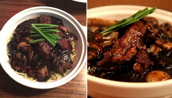 짜장면에 등갈비가 통째로 들어간 ‘갈비 짜장’