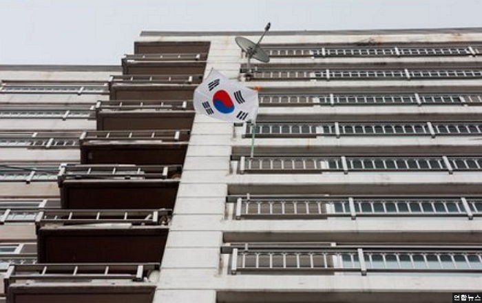 태극기 없는 3·1절 아파트 풍경 (사진)