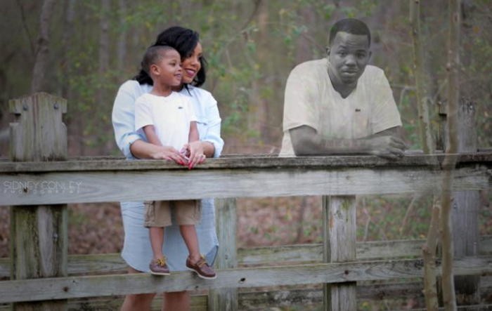 출산 앞둔 아내 사진에 등장한 세상 떠난 아빠