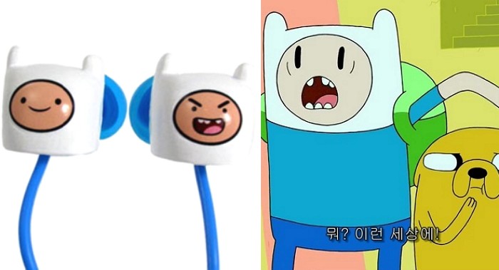 만화 덕후들 취향 저격한 ‘핀과 제이크’ 이어폰 (사진)