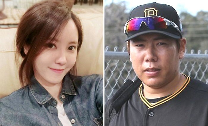 티아라 효민·야구선수 강정호,  3개월째 열애중