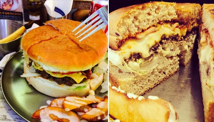 푸드파이터들 입맛 자극하는 홍대 ‘버거베이’