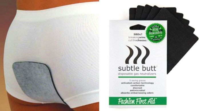 고약한 방귀 냄새 싹 흡수하는 ‘팬티 전용 패드’