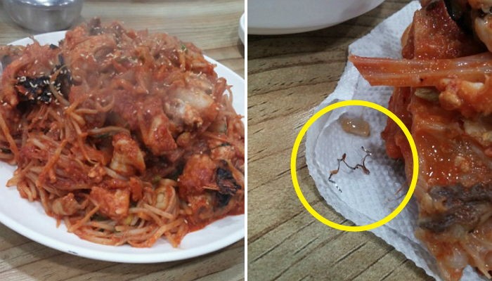 아귀찜서 철수세미 나온 가게 사장의 현명 대처법