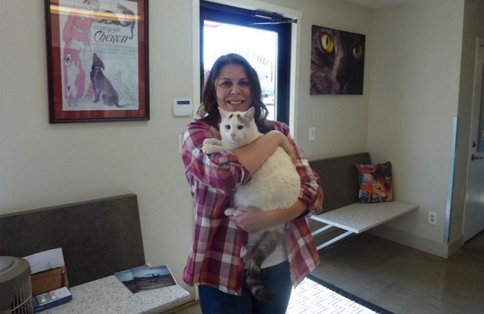 “산불로 헤어졌던 고양이가 6개월 만에 돌아왔어요”