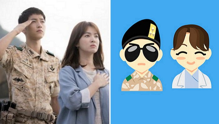 ‘태양의 후예’ 송송커플 이모티콘 생겼지 말입니다