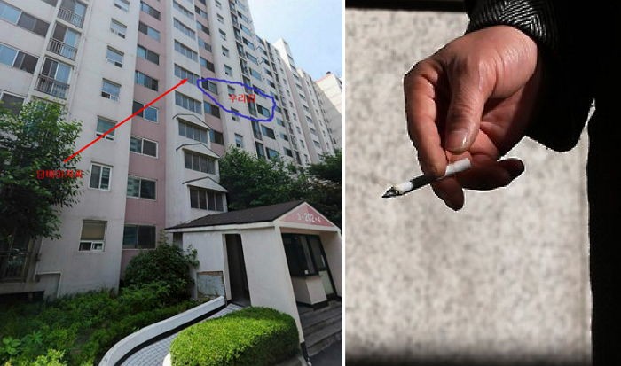 아파트 복도서 담배피는 아저씨 쫓아내는(?) 특별한 방법