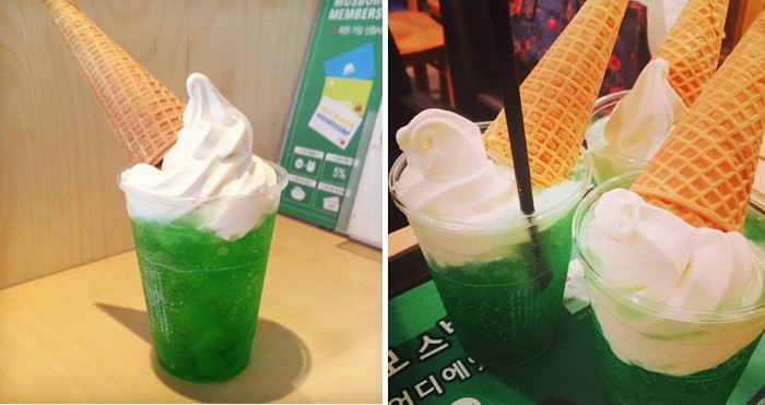 모스버거서 대박난 ‘아이스크림 메론 소다’ 화제