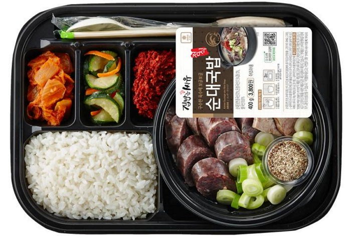 CU, 쫄깃한 순대 듬뿍 넣은 ‘순대국밥’ 도시락 출시