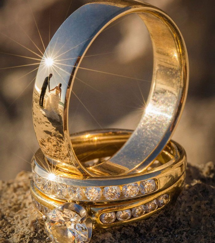 이 신혼부부가 제시한 새로운 웨딩사진 촬영법 (사진)