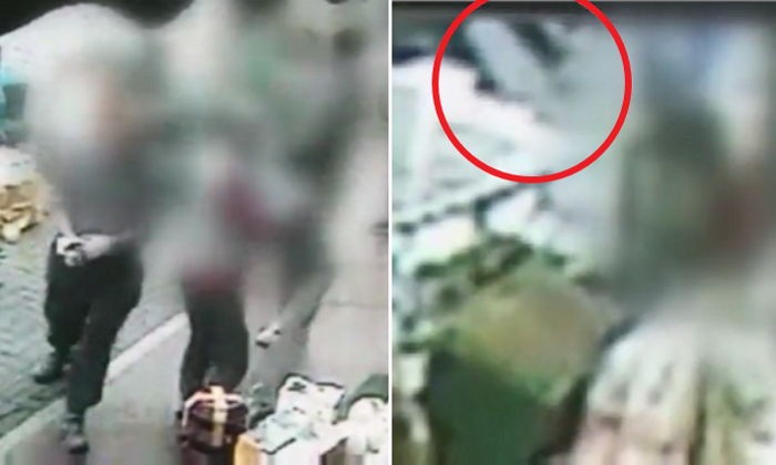 대낮 흉기 휘두르며 공격하는 남성 막아낸 용감한 시민