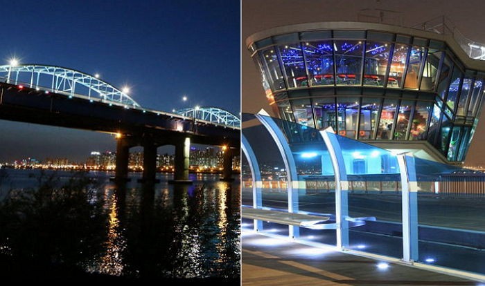 백만불짜리 야경 볼 수 있는 동작대교 구름카페 (사진)