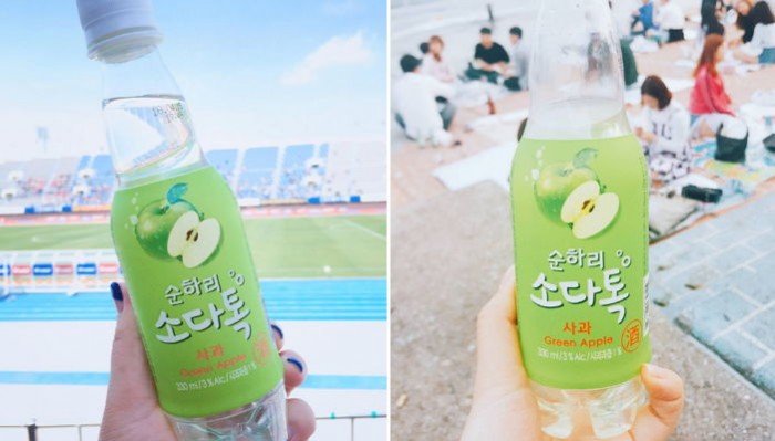 ‘순하리 소다톡 사과’에 이어 ‘청포도’ 출시된다