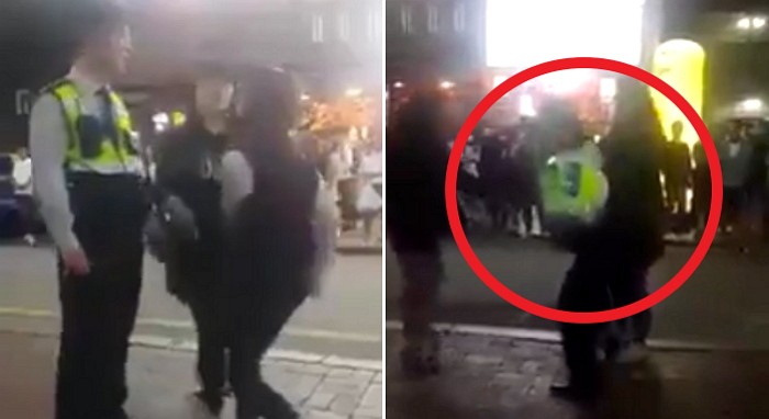 빠르게 확산 중인 ‘술 취해 경찰 폭행하는 여성 영상’