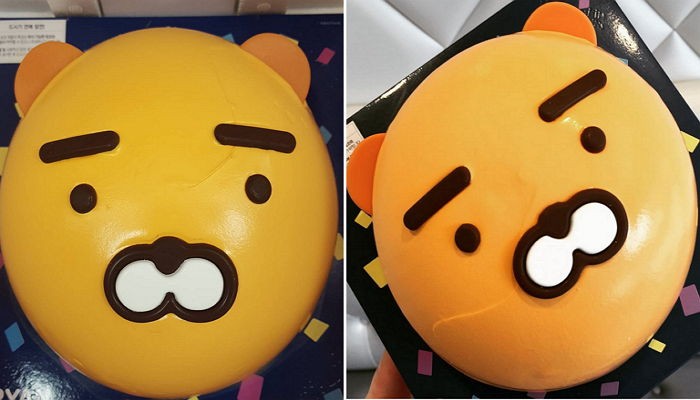 너무 귀여워 퍼먹기 아깝다는 ‘라이언 아이스크림 케이크’