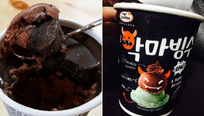 500㎉ 육박하는 편의점 초코+민트 아이스크림 ‘악마빙수’