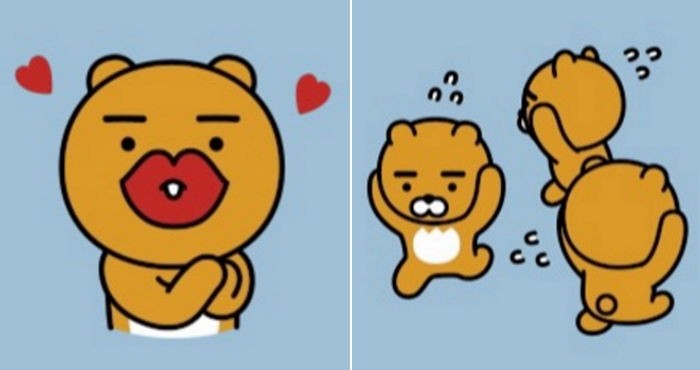 라이언 신상 이모티콘 공짜로 받을 수 있는 방법