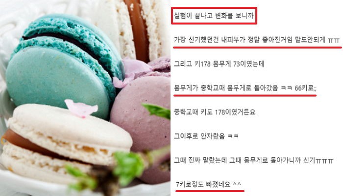 “4주 동안 ‘설탕’을 끊어 봤습니다”