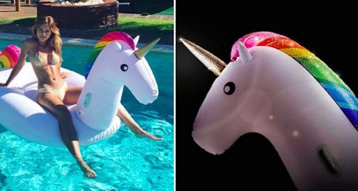 올여름 물놀이 필수 아이템 ‘유니콘 튜브’ (사진)