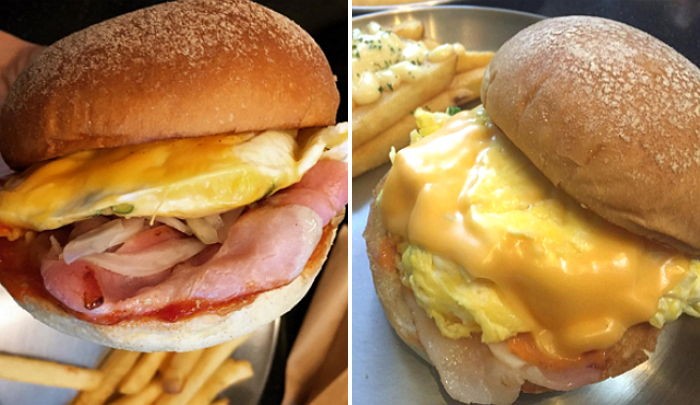 계란·치즈 흘러 넘칠 정도로 올라가는 광화문 ‘에그번’ (사진)