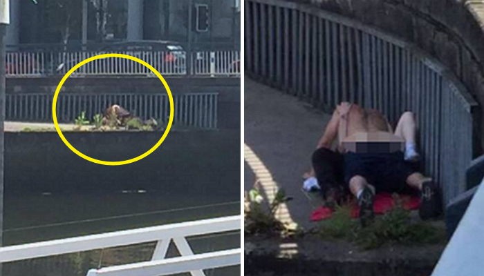 벌건 대낮에 다리 위에서 ‘성관계’ 나누던 커플