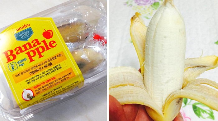모양은 바나나인데 맛은 사과인 ‘바나플’  인기