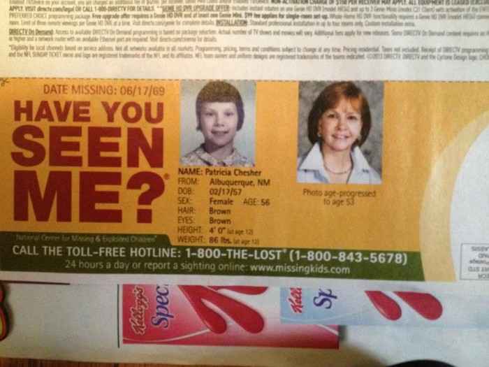 실종된 12살 딸을 ‘40년간’ 찾고 있는 부모가 올린 신문광고