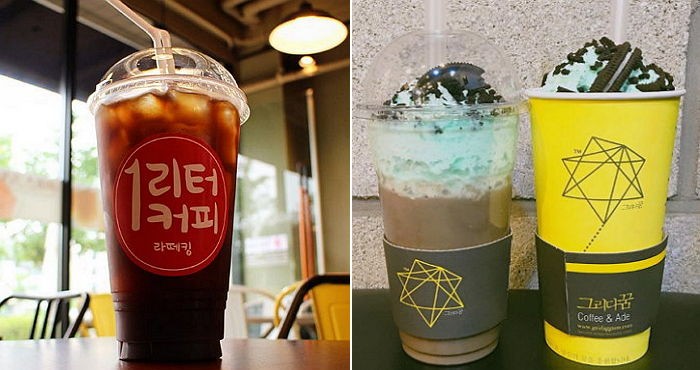 둘이 먹어도 남는다는 짐승용량 음료 카페 7