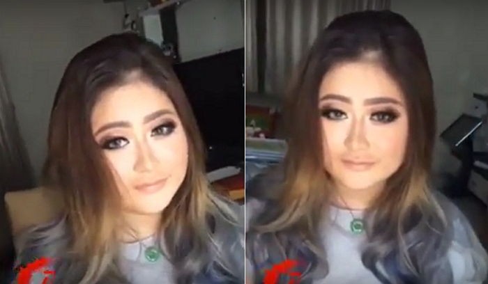 그녀의 화장 지운 모습을 본 누리꾼들은 ‘악플’을 쏟아냈다