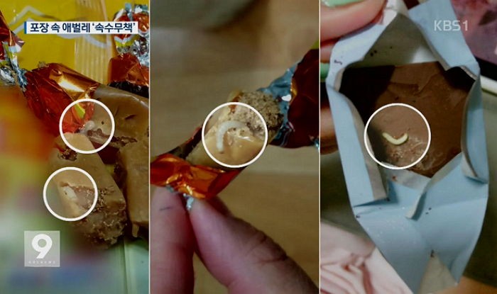 “편의점서 산 과자안에 ‘애벌레’가 있었습니다”