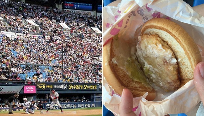 야채 없고 비닐 나오고…잠실야구장 KFC·던킨 쓰레기 음식 논란