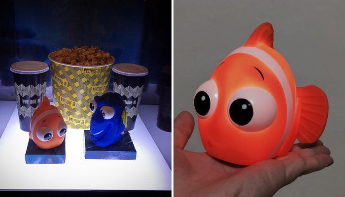 메가박스에서 출시한 귀여운 ‘도리&니모’ 무드등