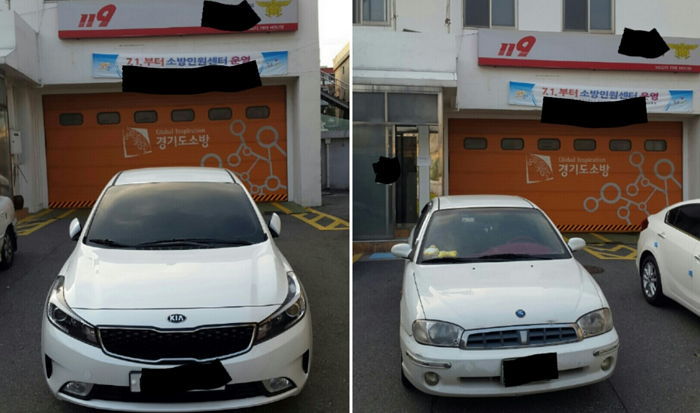 소방서 앞에 떡하니 주차한 운전자의 황당한 변명