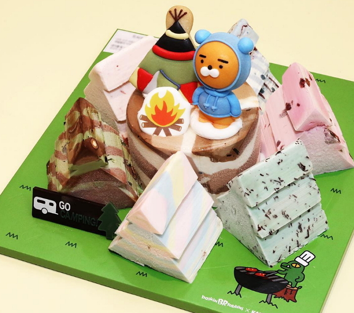 ‘배라’, 숲으로 캠핑간 ‘라이언’ 아이스크림 케익 출시